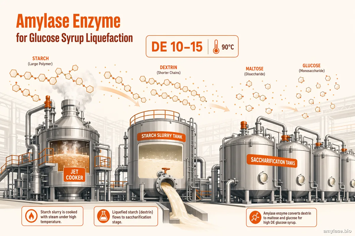 Amylase Enzyme for Glucose Syrup Liquefaction